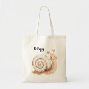 Tote Bag Escargot heureux