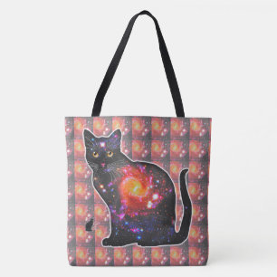 Tote Bag Espace Quasar En Chat