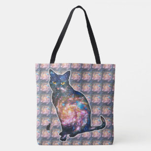 Tote Bag Espace Rayonnant En Chat