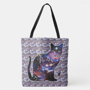 Tote Bag Espace Zodiaque En Chat