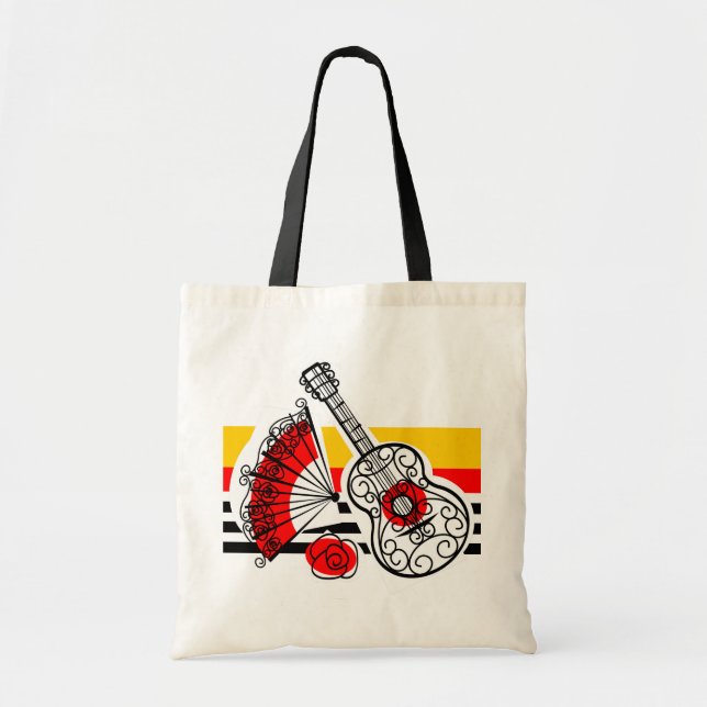 Tote Bag Espagne Souvenirs Classic Stripe fourre-tout (Devant)