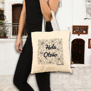 Tote Bag Espagnol Bonjour Automne Vibes Personnaliser