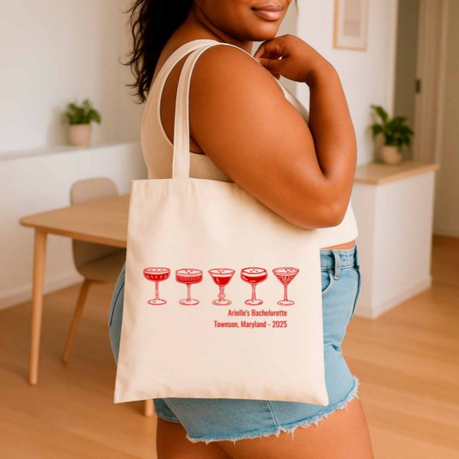 Tote Bag Espresso Martini Bachelorette (Créateur téléchargé)