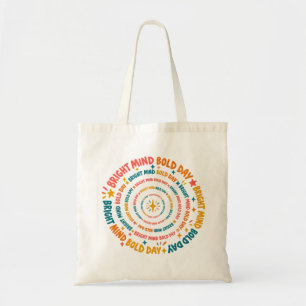 Tote Bag Esprit Lumineux Journée Audacieuse Spirale de Coul