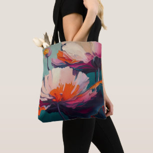 Tote Bag Essence du jardin III – Mouvement floral lumineux