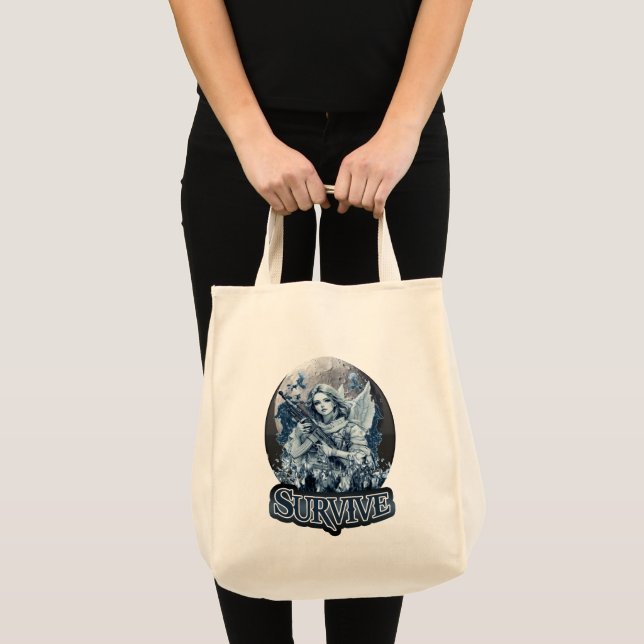 Tote Bag Estampa Anjo – Cyberpunk Guardian Angel - Bolsa (Devant (produit))