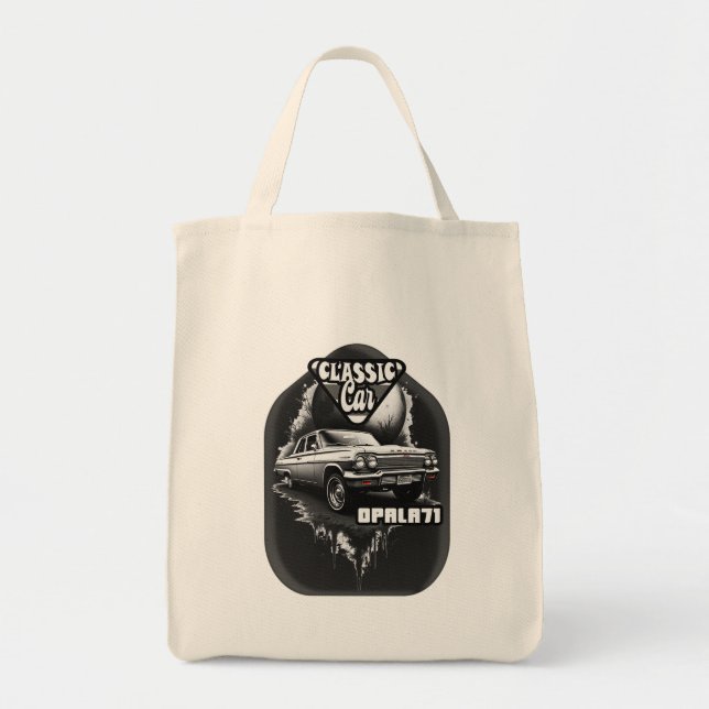 Tote Bag Estampa Carro - Classic Car Opala 71 - Bolsa Tote (Devant)