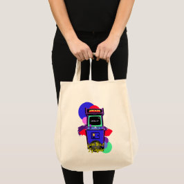 Tote Bag Estampa Game - Retro Arcade Game - Bolsa