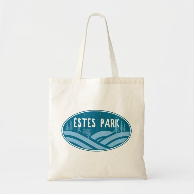 Tote Bag Estes Park Colorado Extérieur (Devant)