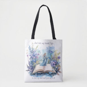 Tote Bag Et dans mon livre, je vais pour perdre mon esprit