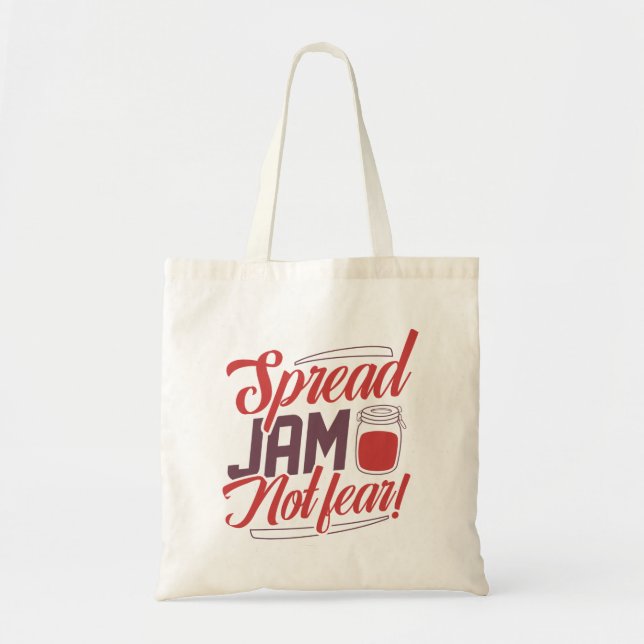Tote Bag Étaler la confiture sans crainte (Devant)