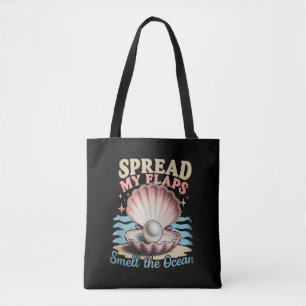 Tote Bag Étalez Mes Ailes Sentez L'Océan Drôle Embarrassant