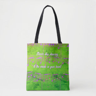 Tote Bag Étapes musicales - New Jazz Fourre-tout