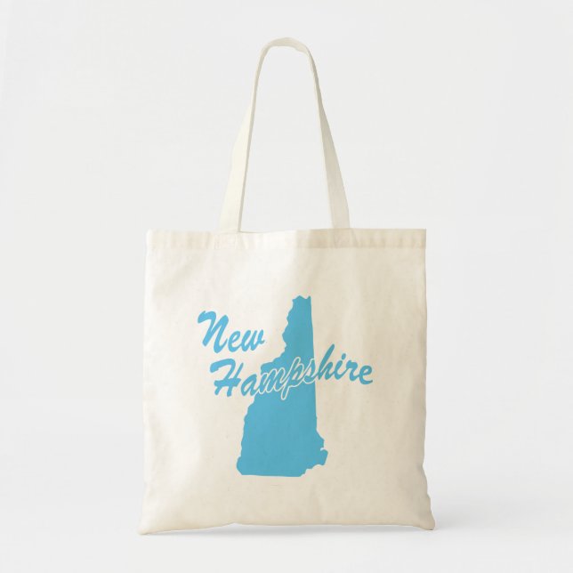 Tote Bag État De La Forme Du New Hampshire (Devant)
