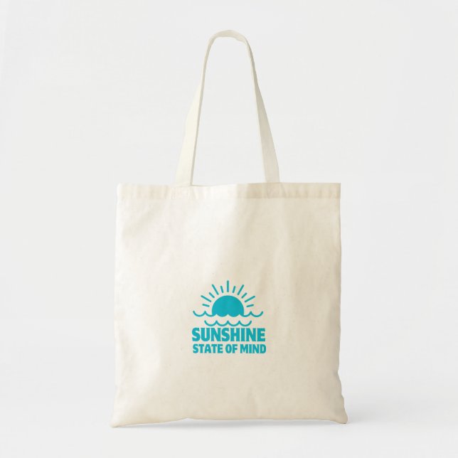 Tote Bag État d'esprit de Sunshine (Devant)