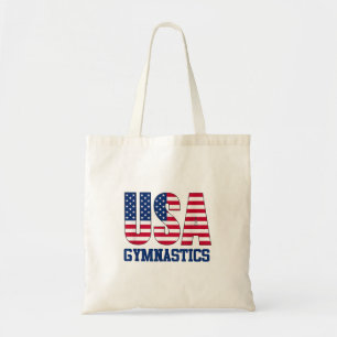 Tote Bag Etats-Unis avec drapeau américain Gymnastique Spor