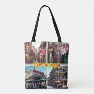 Tote Bag États-Unis - Nouvelle-Orléans - Bourbon Street -