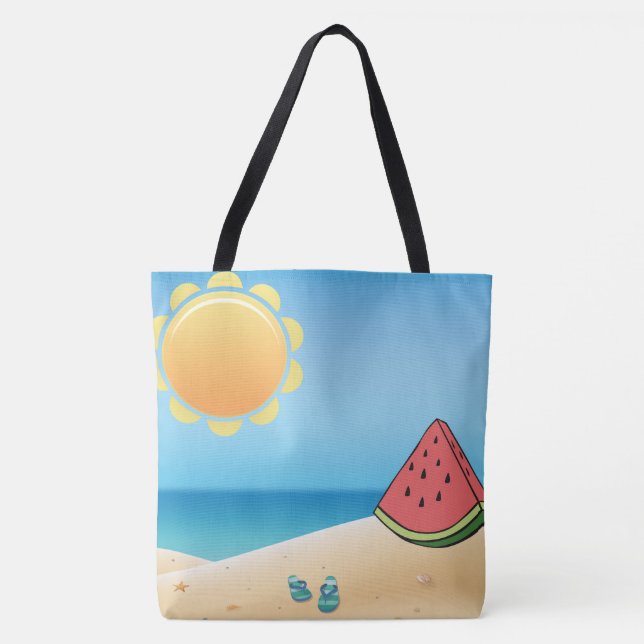 Tote Bag été heureux (Devant)