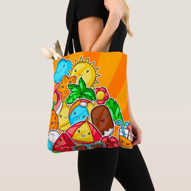 Tote Bag Été Kawaii (Créateur téléchargé)