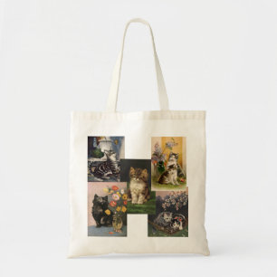 Tote Bag Êtes-vous la dame du chat fou ! Kittens victorien