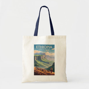 Tote Bag Ethiopie Shepard Herd Travel Art Vintage
