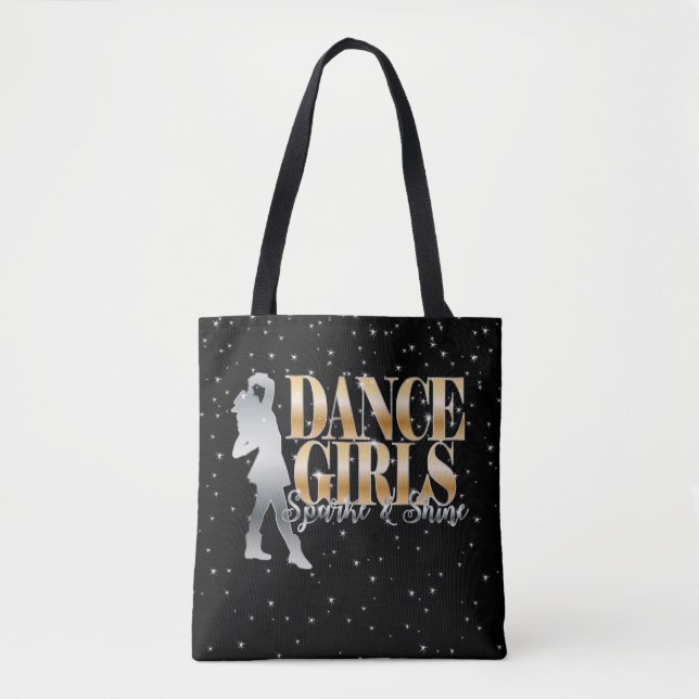 Tote Bag Étincelle d'équipe de danse de foret (Devant)