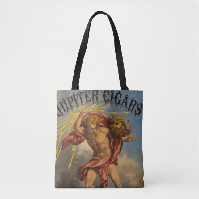 Tote Bag Étiquette du tabac, 1868. (Devant)