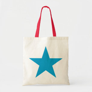 Tote Bag Étoile bleue lumineuse