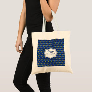 Tote Bag Étoile de David Joyeux Hanoukka Aquarelle