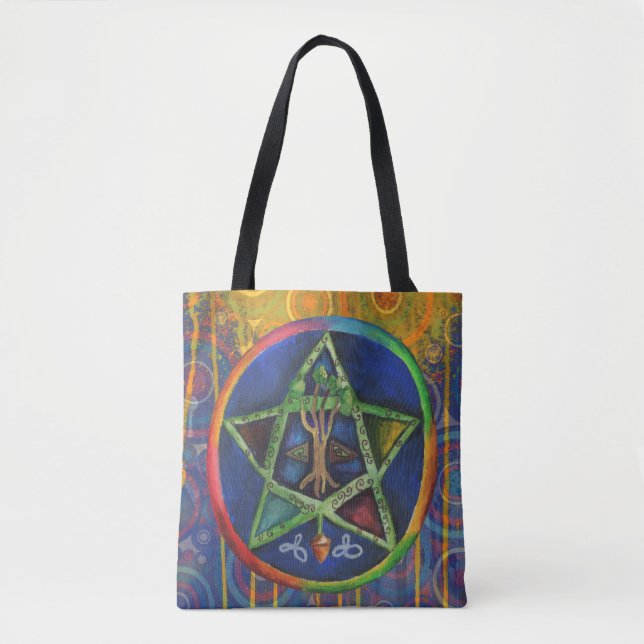 Tote Bag Étoile de vérité celtique (Devant)