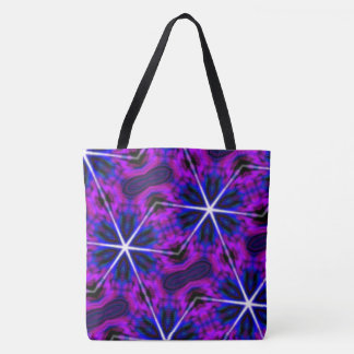 TOTE BAG ÉTOILE MODERNE BLEU CUTE-PURPLE-BLEU