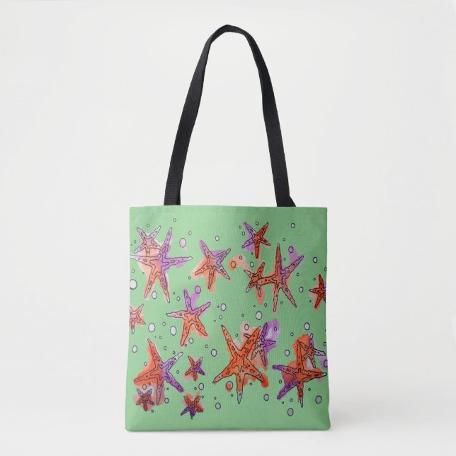 Tote Bag étoiles de mer (Devant)