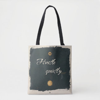 Tote Bag Étournez tranquillement - Citation Motivationnelle