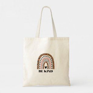 Tote Bag être gentil chocolat arc-en-ciel couvert oreo
