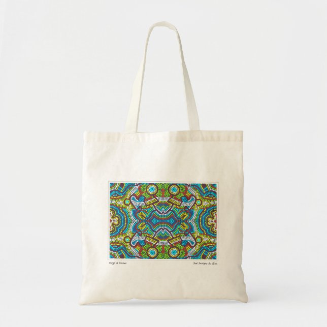 Tote Bag Étreintes et baisers - conceptions de point de (Devant)