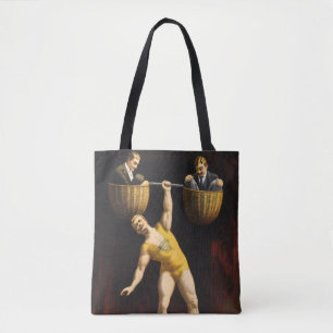 Tote Bag Eugen Sandow L'Haltérophile Vaudeville de Sandow