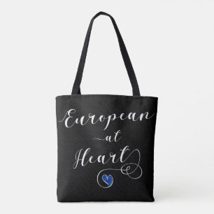 Tote Bag Européen au coeur, Europe, Europhile