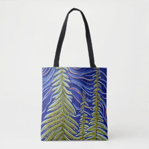 Tote Bag Evergreens Abstraits lunaires