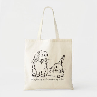 Tote Bag Everybunny doit somebunny aimer fourre-tout
