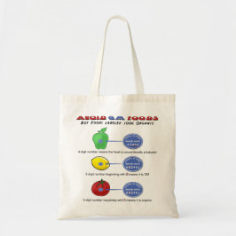 Tote Bag Évitez les nourritures de GM évitent 5 le chiffre