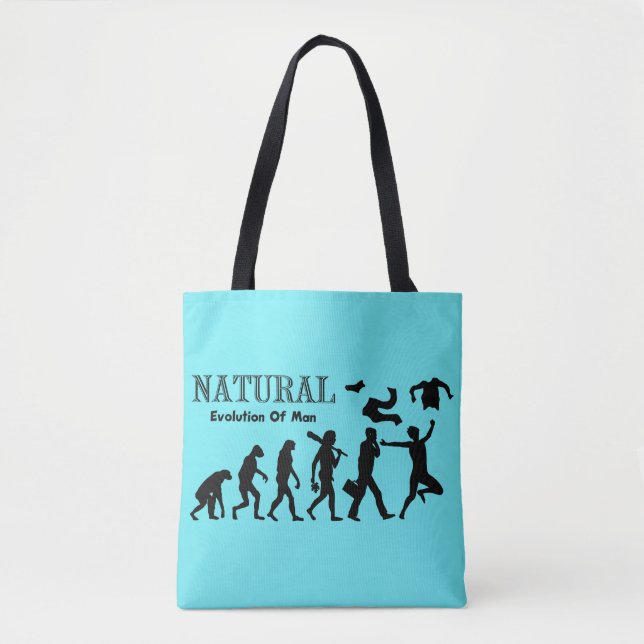 Tote Bag Évolution De L'Homme Libéré (Devant)