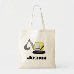 Tote Bag Excavateur de digues de construction pour enfants 