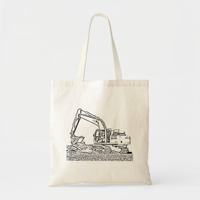 Tote Bag Excavatrice (Devant)