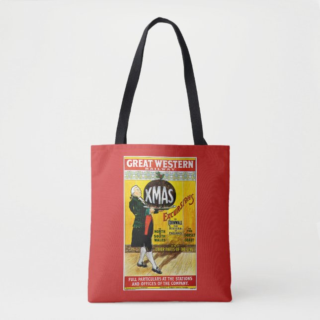 Tote Bag Excursions de Noël du Great Western Railway (Devant)