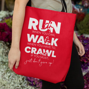 Tote Bag Exécuter... Marche... Analyse... N'abandonne pas !