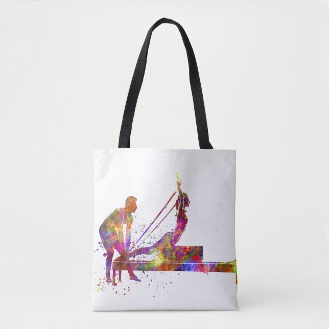Tote Bag exercice de gymnastique (Devant)