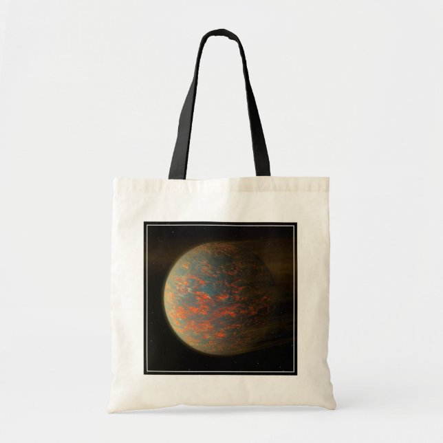 Tote Bag Exoplanet 55 Cancri E Et Sa Surface Moulée (Devant)