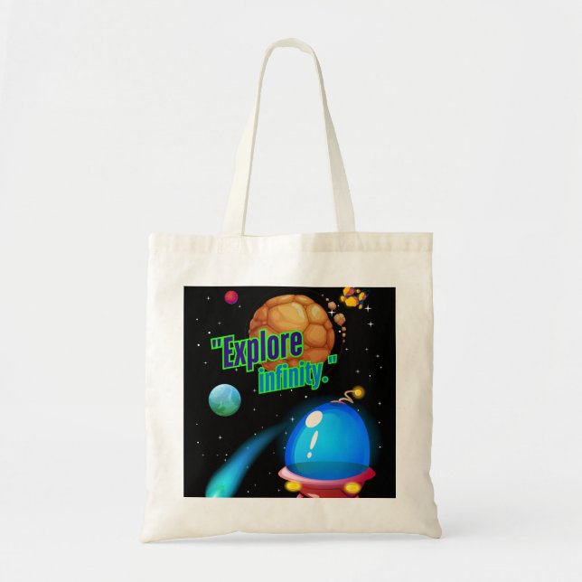Tote Bag Explorer l'infini (Devant)