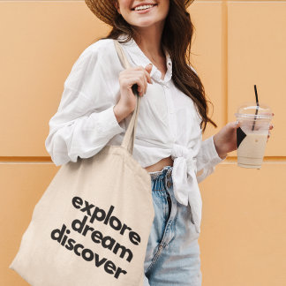 Tote Bag Explorer Rêver Découvrir Cadeau pour Voyageur Aven