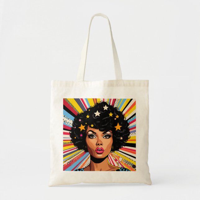 Tote Bag Explosion d'art pop (Devant)
